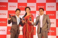 Anushka Launches INTEX Aqua Smartphone